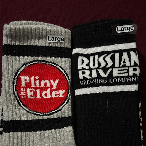 Men's Socks - 2 pairs or Russian river brewery - Picture 2 of 7